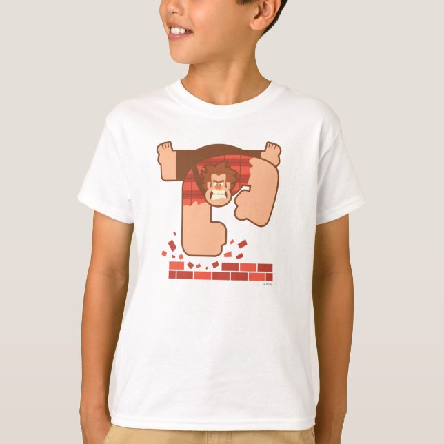 Wreck it Ralph Pounding Bricks T-Shirt (Front)