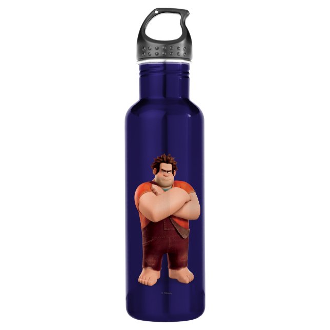 Wreck-It Ralph Standing with Arms Crossed 710 Ml Water Bottle (Front)
