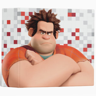 Wreck-It Ralph Standing with Arms Crossed Binder