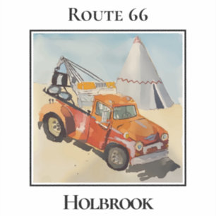 Wrecker and TeePee, Route 66, Holbrook Arizona