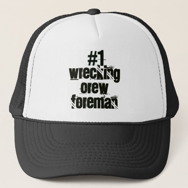 Wrecking Crew Foreman Trucker Hat (Front)