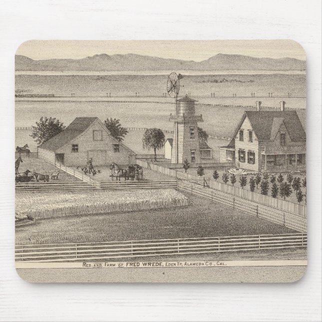 Wrede, Nebas residences Mouse Pad (Front)