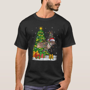 Wren Bird Lover Family Matching Santa Wren Christm T-Shirt