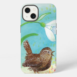 Wren Bird Sing at Dawn In the Spring   iPhone 13 Case