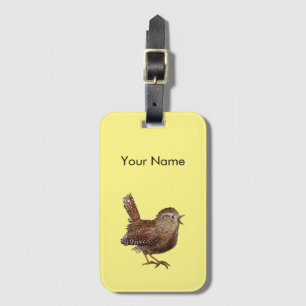 Wren Bird (Troglodytes Troglodytes) Personalized Luggage Tag