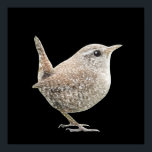 Wren Poster (Black)<br><div class="desc">"Wren" an original sketch by MWright for artwright. Affordable modern art for your walls.</div>