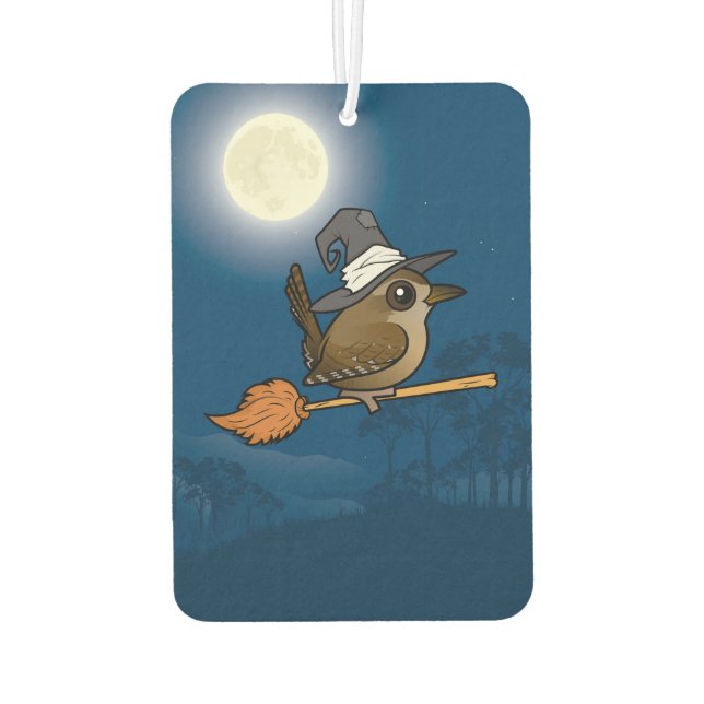Wren Witch Car Air Freshener (Back)