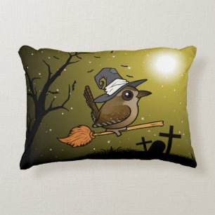 Wren Witch Decorative Pillow