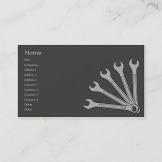 Wrench - Business Business Card