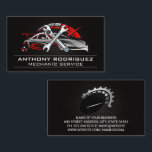 Wrenches | Auto Sports Car Services Business Card<br><div class="desc">Wrenches Gear and Piston | Auto Mechanic</div>