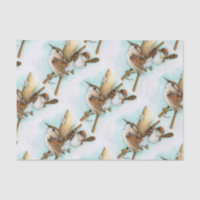 wrens and cat-tail