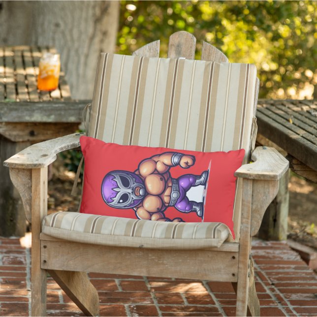 wreseling guy  lumbar pillow (Chair)