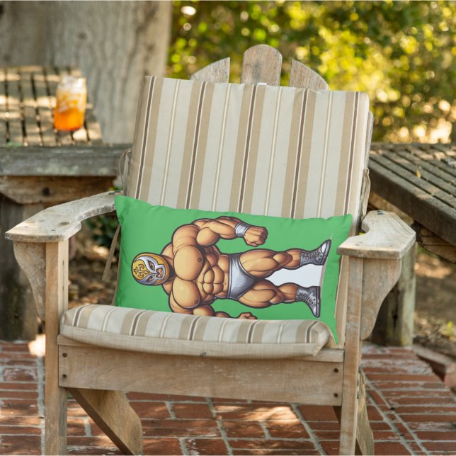 wreseling guy  lumbar pillow (Chair)