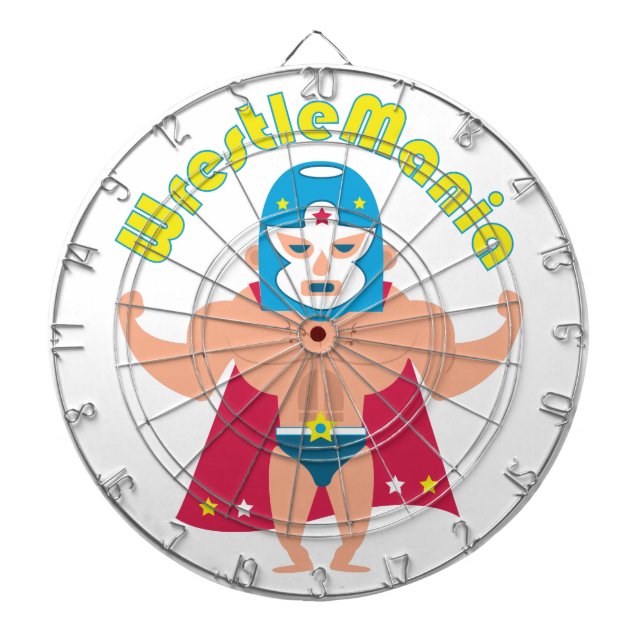 Wrestle Mania Dartboard (Front)