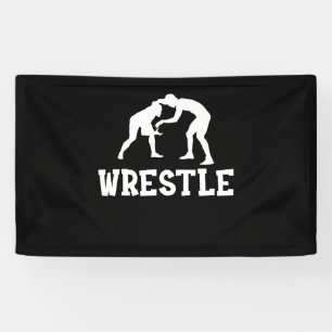 Wrestle wrestling Wrestler Gift Banner