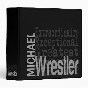 Wrestler Extraordinaire CUSTOM Binder