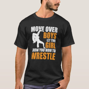 Wrestler Wrestle Move Over Boys Wrestling T-Shirt