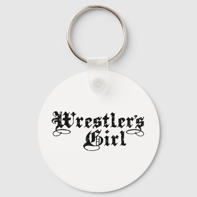 Wrestler's Girl Keychain (Front)