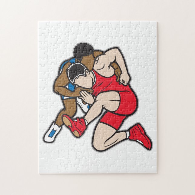 Wrestlers Jigsaw Puzzle (Vertical)