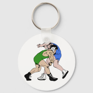 Wrestlers Keychain