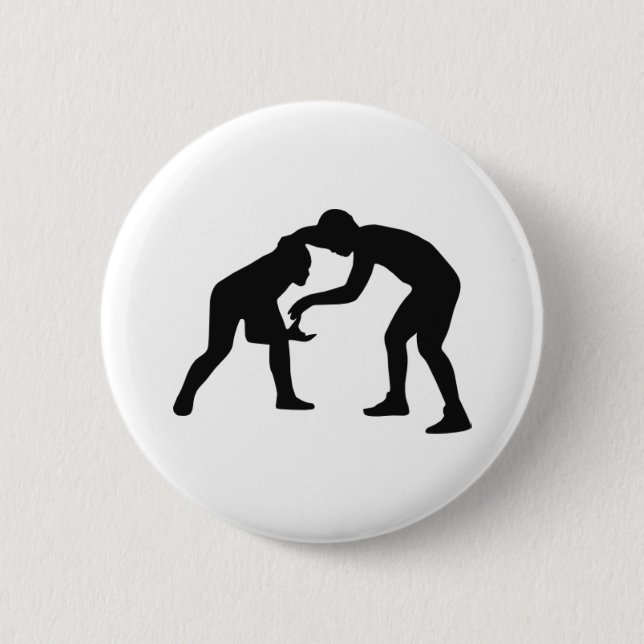 Wrestling 2 Inch Round Button (Front)