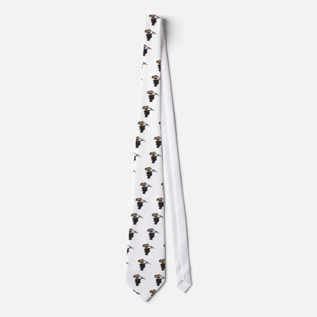 Wrestling Announcer Tie (Front)