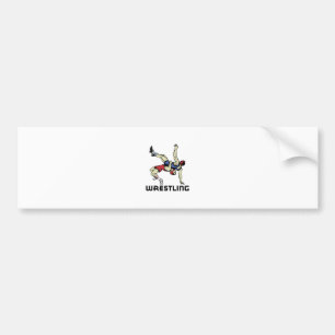 Wrestling Bumper Sticker