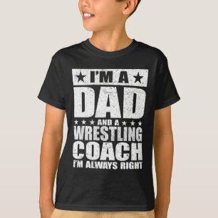 Wrestling Coach Coaches Fathers Day Shirts Gift