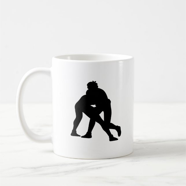 Wrestling  coffee mug (Left)