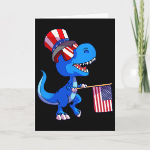 Wrestling Dad American Flag 4th Of July Fathers Da Card