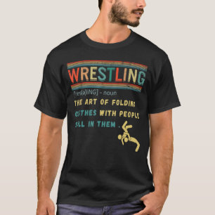 Wrestling Definition Retro Vintage Wrestle T-Shirt