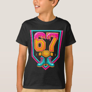 Wrestling Drip Number 67 Wrestling Player T-Shirt