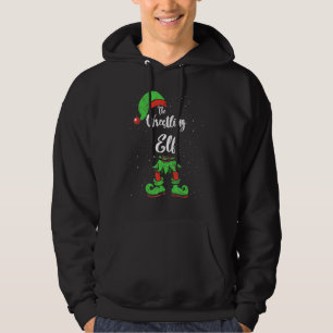 Wrestling Elf Matching Family Christmas Pajama Cos Hoodie