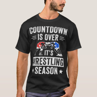 Wrestling Fan Funny Wrestling Coach Professional W T-Shirt