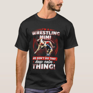 Wrestling Funny Best I'm A Wrestling Mimi Vintage T-Shirt