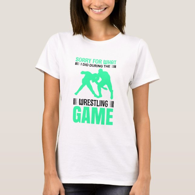 Wrestling Game Apology Tee (Front)