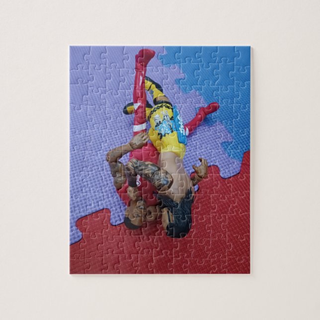 Wrestling Jigsaw Puzzle (Vertical)