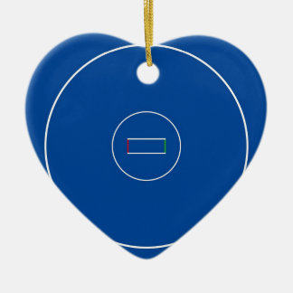 Wrestling Mat Ceramic Ornament
