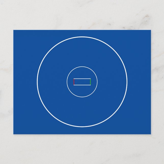 Wrestling Mat Postcard (Front)