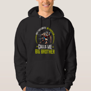 Wrestling Men My Favourite Wrestler Calls Me Big B Hoodie