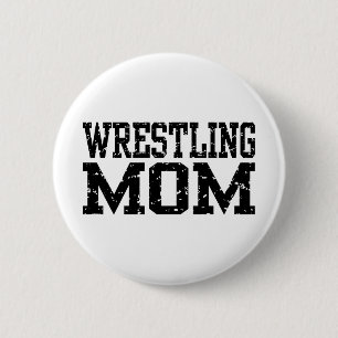 Wrestling Mom 2 Inch Round Button