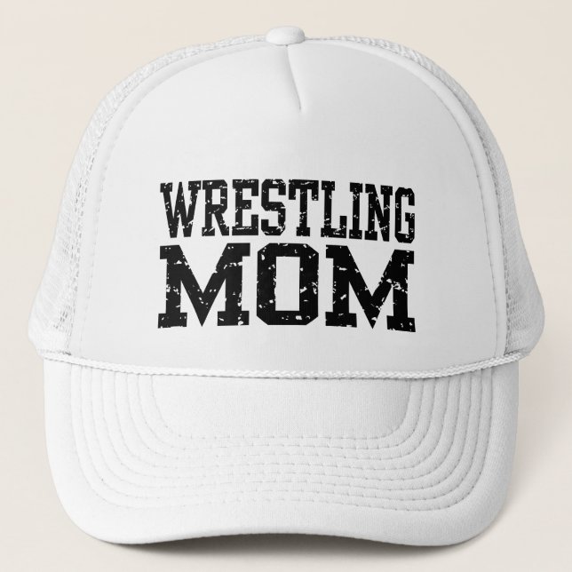 Wrestling Mom Trucker Hat (Front)