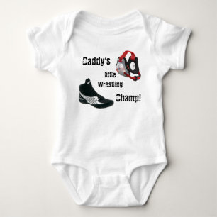 Wrestling Onesy Baby Bodysuit