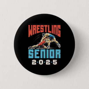 Wrestling Senior Class of 2025 Graduation 2 Inch Round Button
