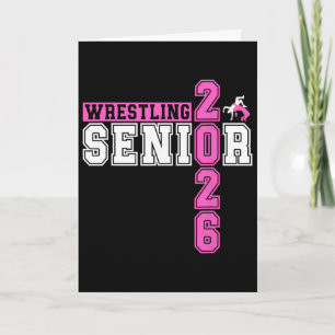 Wrestling Senior Girls Wrestling Senior 2026 Gradu Card