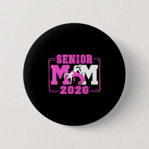 Wrestling senior mom wrestling senior 2026 2 inch round button