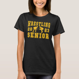 Wrestling Senior Night Wrestling Senior 2023 Gradu T-Shirt