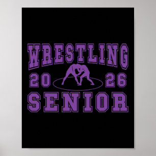Wrestling Senior Night Wrestling Senior 2026 Gradu Poster