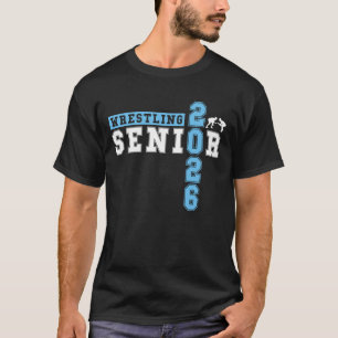 Wrestling Senior Night Wrestling Senior 2026 Gradu T-Shirt