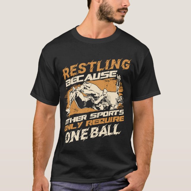 Wrestling Sports Coach Trainer Wrestler T-Shirt (Front)